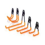 12 Pack Heavy Duty Utility Balcony Hook Wall Mounted Storage Tool Hanger Ladder Hook Household Plastic Dipping Garage Hooks