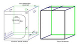 Grow Tent 120*60*150CM Garden Hydroponics Grow Room Indoor Greenhouse(48*24*60 Inches)-Hyindoor