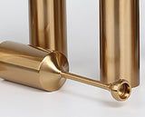 6 Pack Thick Base Plating Household Ornament Metal Iron Candlestick Holders Candelabra Centerpiece Gold Taper Candle Stick Holder