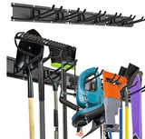 4/8'' Metal Double Layer Multipurpose Slot Plate Garage Storage Wall Mounted Hook Heavy Duty Large Utility Ladder Hooks Set