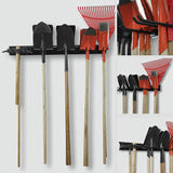 4/8'' Metal Double Layer Multipurpose Slot Plate Garage Storage Wall Mounted Hook Heavy Duty Large Utility Ladder Hooks Set