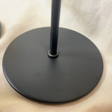 Home wedding decor 3 pack black metal matte taper candle stick holder set candelabra centerpieces candlestick holders