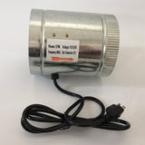 Good Quality 6" Inline 240CFM Duct Booster Exhaust Ventilation Blower Fan 15mm for Grow Tent Room