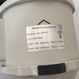 Hydroponic Grow Room 4 Inches Mixed Flow Inline Ventilation Duct Fan Blower