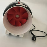 Hydroponic Grow Room 6 Inches 6" Fresh Air Blower Commercial Office Inline Silent Fan