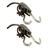 1 pair Horticulture 1/4"Lights Lifters Grow Lights Rope Hanger Ratchets for Reflector Hood