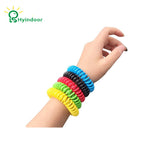 20Pcs Mosquito Repellent Bracelet Natural Plant Oils Pest Control Elastic Coil Spiral Hand Summer Anti Mosquito Bracelet
