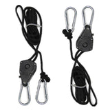 1 Pack 1/8" Rope Ratchet Lights Lifters Reflector Grow Lights Hangers