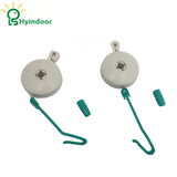 10pcs Lights Lifters Plant Yoyo with Stopper Hydroponics Grow Lights Reflector Hanger Retractable(5 pairs)