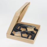 6 Pack L Shaped Dip Metal Flat Steel Warehouse Wall Mount Organizer Hanger Hook Garage Ladders Storage Hooks Heavy Duty