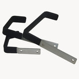 6 Pack L Shaped Dip Metal Flat Steel Warehouse Wall Mount Organizer Hanger Hook Garage Ladders Storage Hooks Heavy Duty