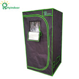 Hyindoor Garden Supplies Greenhouses Hydroponics 100*100*200(39*39*78 Inches) Reflective Mylar Non Toxic Grow Tent Room Shed