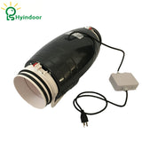 Hydroponic Grow Room 6 Inches 6" Fresh Air Blower Commercial Office Inline Silent Fan