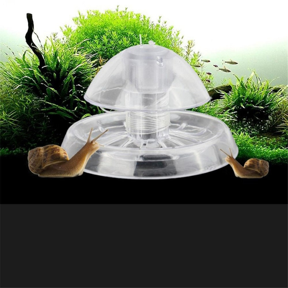 Hyindoor 5pcs Eco-friendly Plastic Clear Snail Trap Aquarium Fish Tank ...