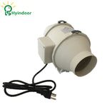Hydroponic Grow Room 4 Inches Mixed Flow Inline Ventilation Duct Fan Blower