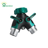 USA Standard 3/4'' 2 Way Y Shunt Hose Garden Watering Splitter Connector Garden Hoses Faucet Pipes Fittings Adapter