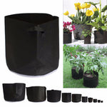 10pcs 3 Gallon Round Fabric Pots Plant Pouch Root Container Grow Bag Aeration Containers Garden Pots Small bags for seedlings
