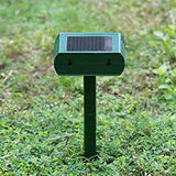 Solar Power 2 PCS Cat Dog Ultra Sonic Flash Light Animal Repellent Garden Outdoor Strong Lights Flash Insect Repellents