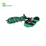 1 Pair Garden Lawn Aerator Shoes rubber Spikes Aerating Shoe Epoxy Zinc Alloy Buckle Outdoor Soil Tools