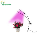 LED Lighting 18W Grow Light Lamp Plant Grow Lights Double-clip Adjustable& Energy-saving For Plants Growing